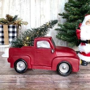 Red Truck Light Up Farmhouse Decor